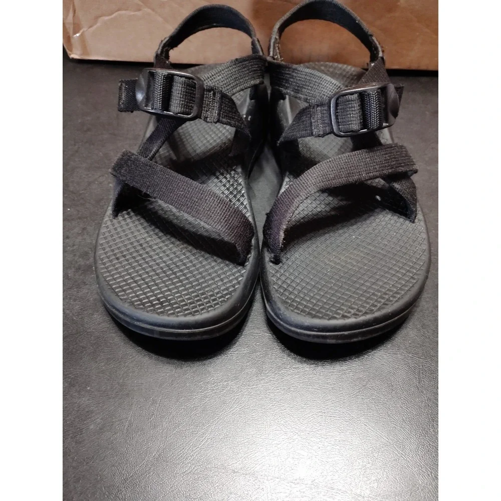 Chaco Z/1 Classic Black Webbing Adjustable Strap Hiking Sport Sandals Women 8